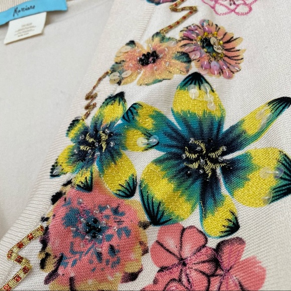 Marciano Silk Knit Cropped Cardigan - Picture 2 of 3